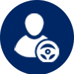 A person with an object in their hand.